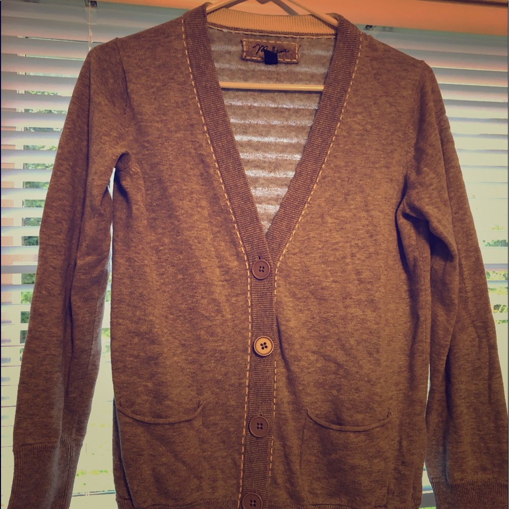 Gray Madison Cardigan
